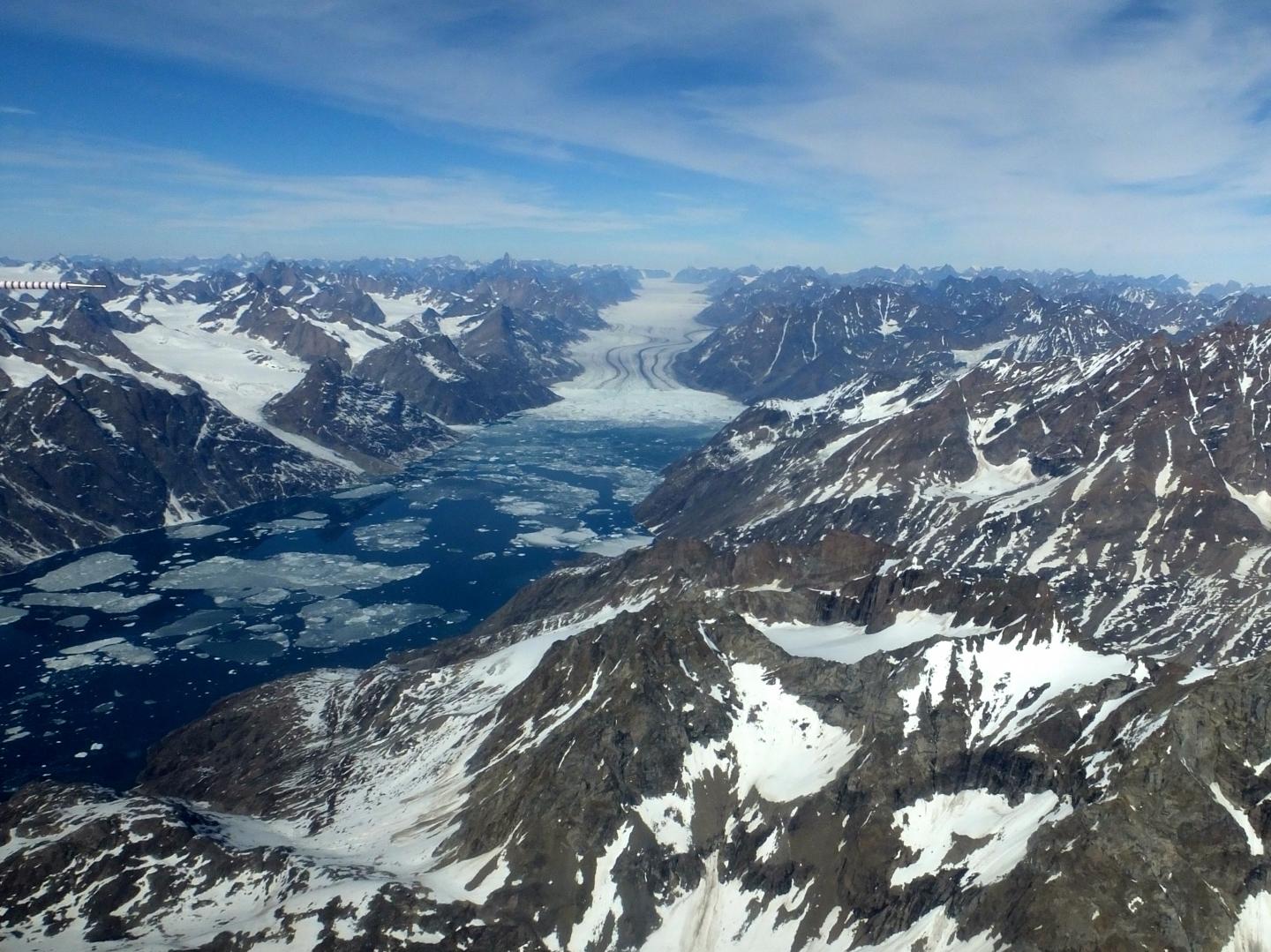 Glacier de France in Retreat