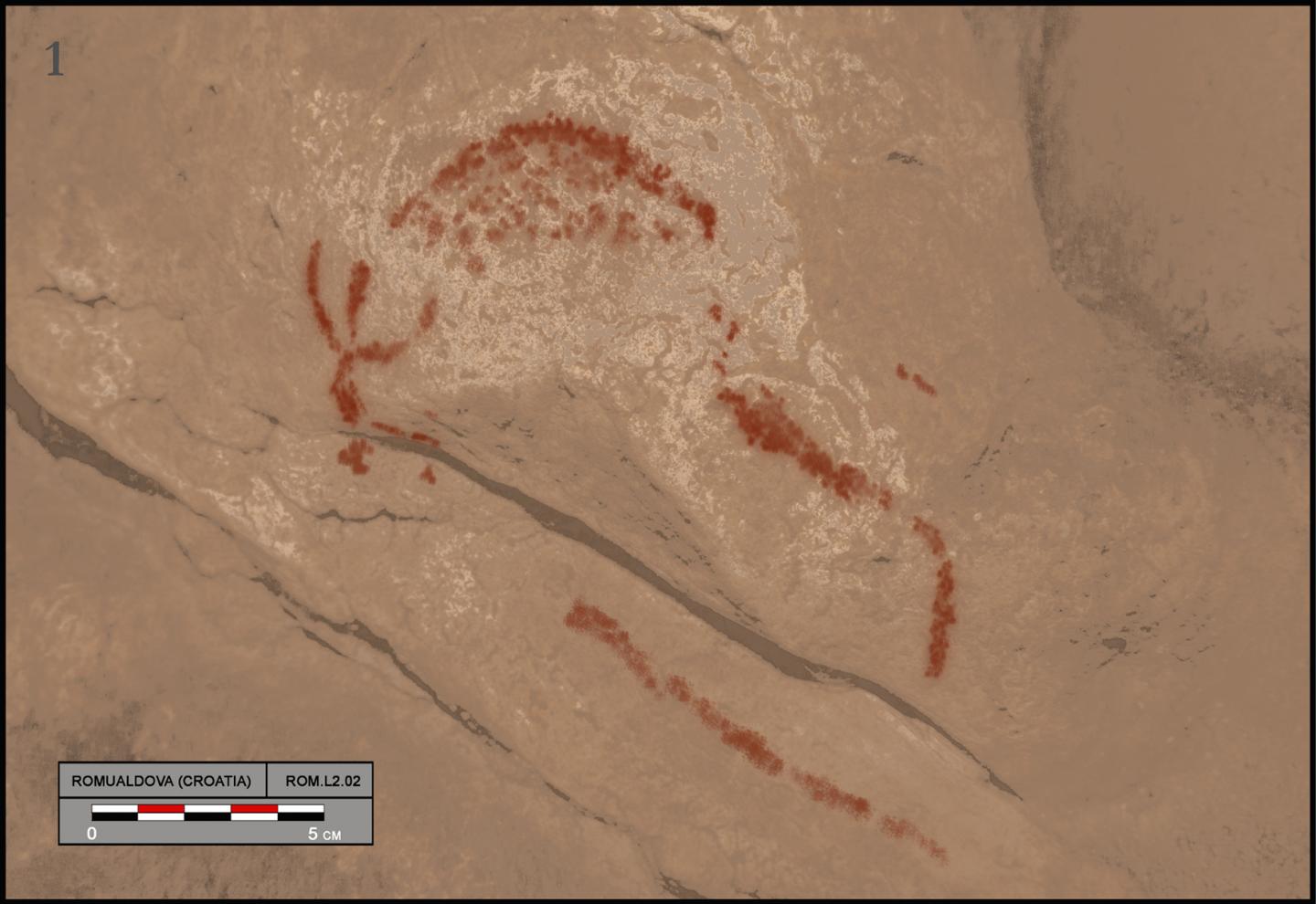 Digital Tracing of Bison Featured in Rock Art