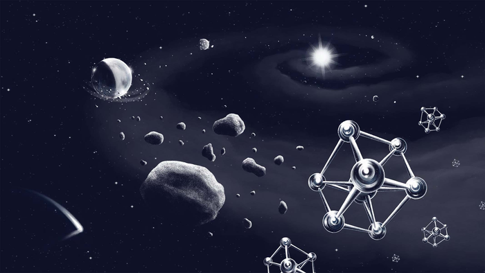 Illustration der Planetenentstehung