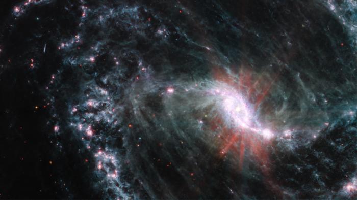James Webb Space Telescope image of galaxy NGC 1365