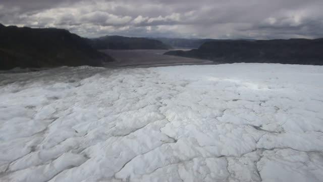 Helicopter Flight over the Greenland Ice Sheet