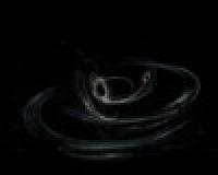 Artist's Illustration of Black Holes Merging