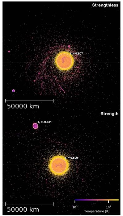 Moon-forming simulations