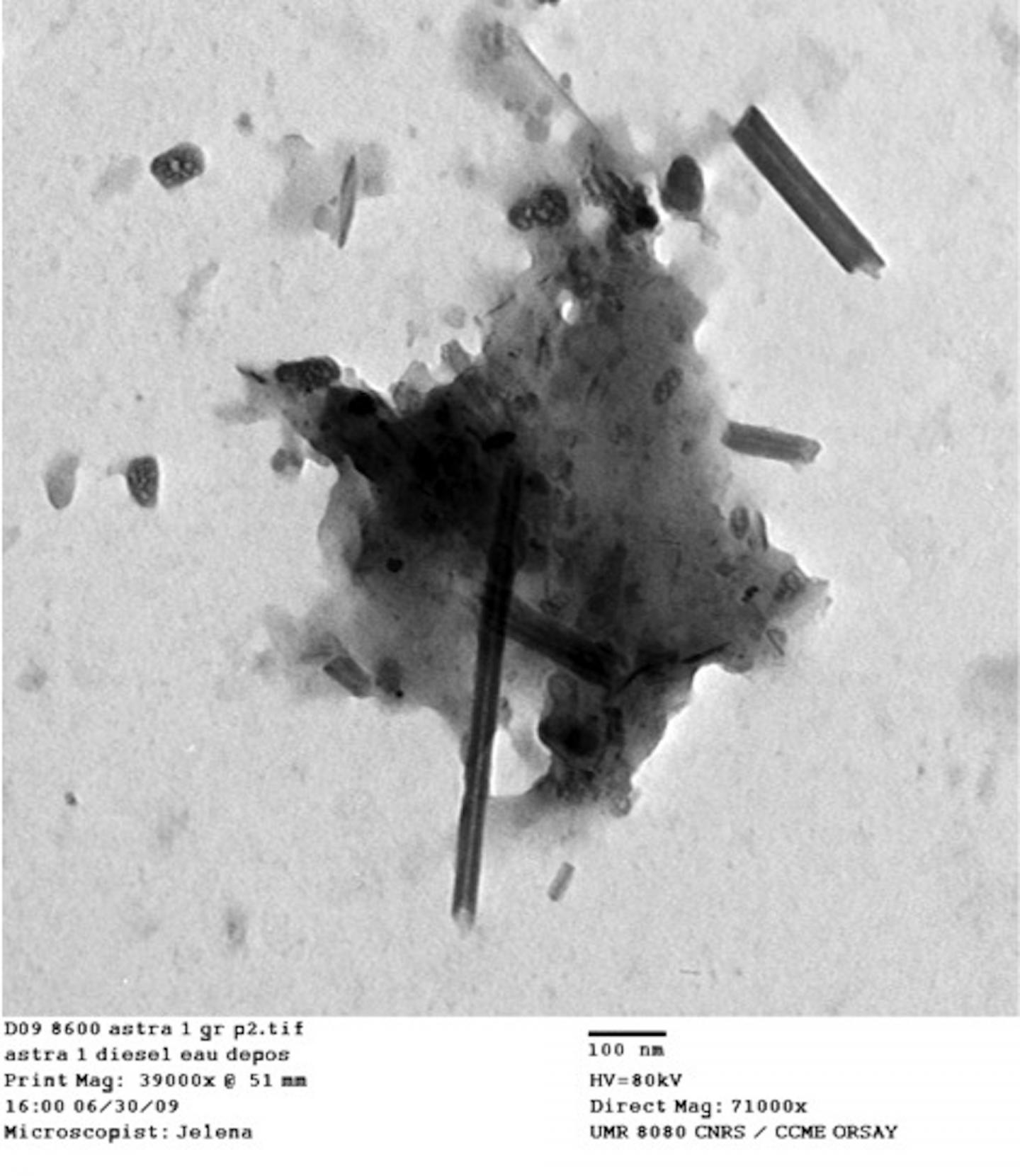 Carbon Nanotubes Appear in Vehicle Exhaust