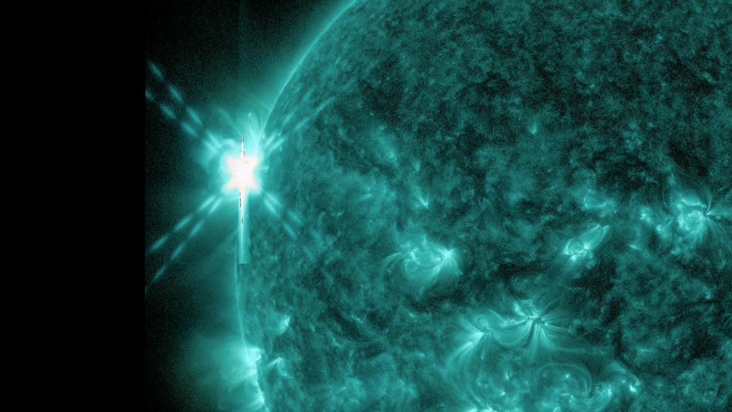 Solar Flare on the Sun, Nov. 3, 2014