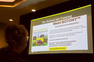 Heather Darby at the 2026 No-Till and Cover Crop Conference on Feb. 19.