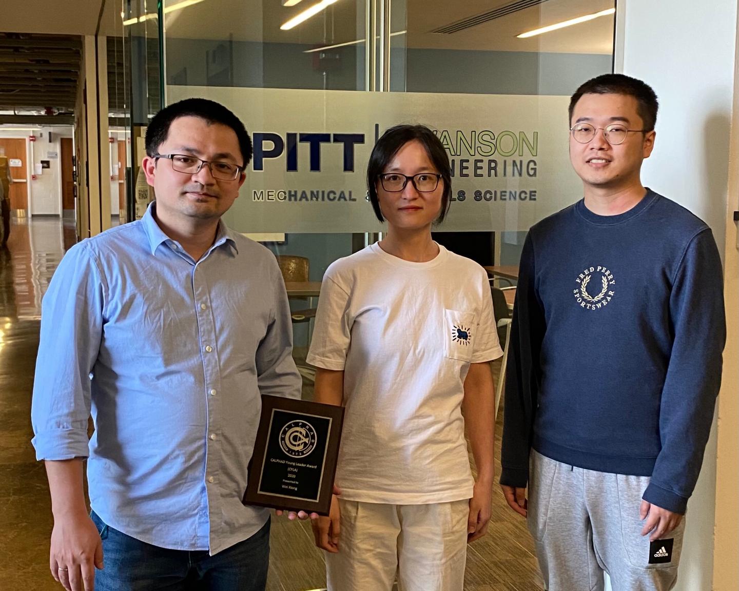 Pitt CALPHAD winners