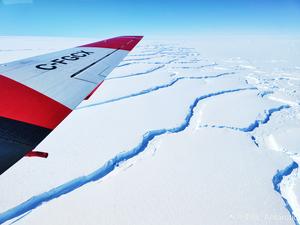 Princess Elizabeth Land crevasses