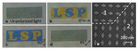 Demonstrating Chromatic Plasmonic Polarizers