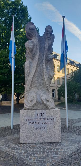 The Holocaust Memorial in Luxembourg City, August 2025.