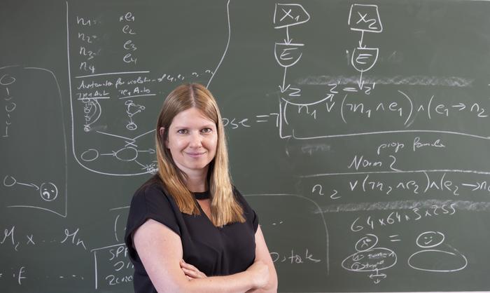 Bettina Könighofer from the Institute of Information Security at TU Graz.