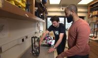 Brad Dickerson in Lab