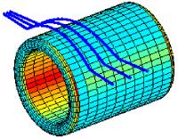 Light Flowing Around the Metamaterial