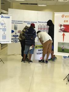 Interactive exhibition explaining advanced oxidation processes