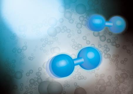 Schematic Illustration of Dynamic Behavior of Gaseous Molecules Observed Using Electron Microscopy