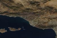 Aqua Image of Thomas Fire on Dec. 19, 2017