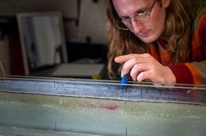 Jonas Eschenfelder and the flume experiment