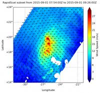 RapidScat Image of Fred