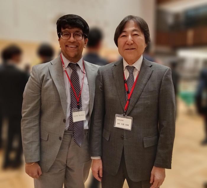 Prof. Toshinori Okura and Santosh Miryala