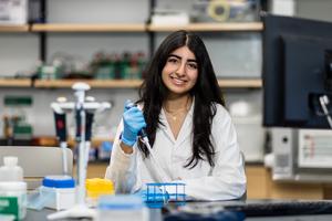 NJIT biomedical engineering student Eesha Oza, lead author of the new study
