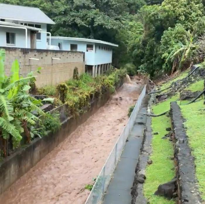 Heavy rains in Hawai'i
