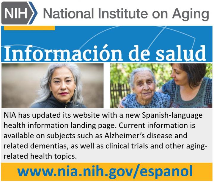 NIA Spanish Language Landing Page