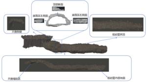 Fig. 6. Results of integrated modular modeling of lava tubes above and below ground.