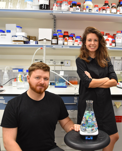 (Left to right): Andrey Eitan Rubin & Dr. Ines Zucker.