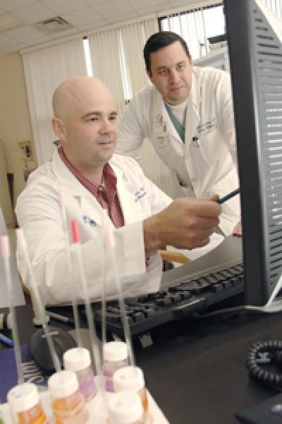 Drs. Jeffrey Browning and Shawn Burgess, UT Southwestern Medical Center