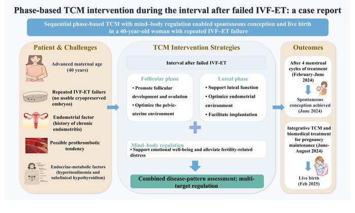 Phase-based TCM intervention during the interval after failed IVF-ET: a case report