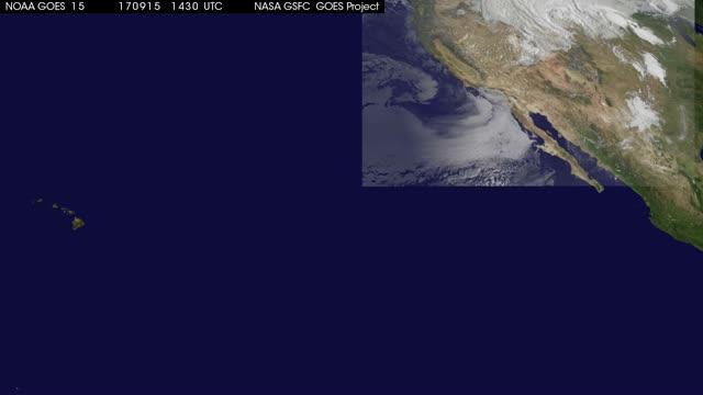Satellite Animation Shows Hurricanes Norma and Otis