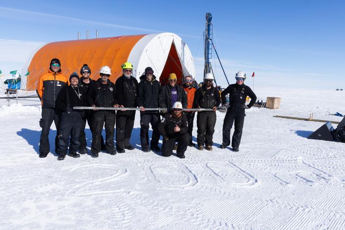 Some of the team with the ciore core that passed 200m