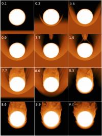 Star Disk Collision