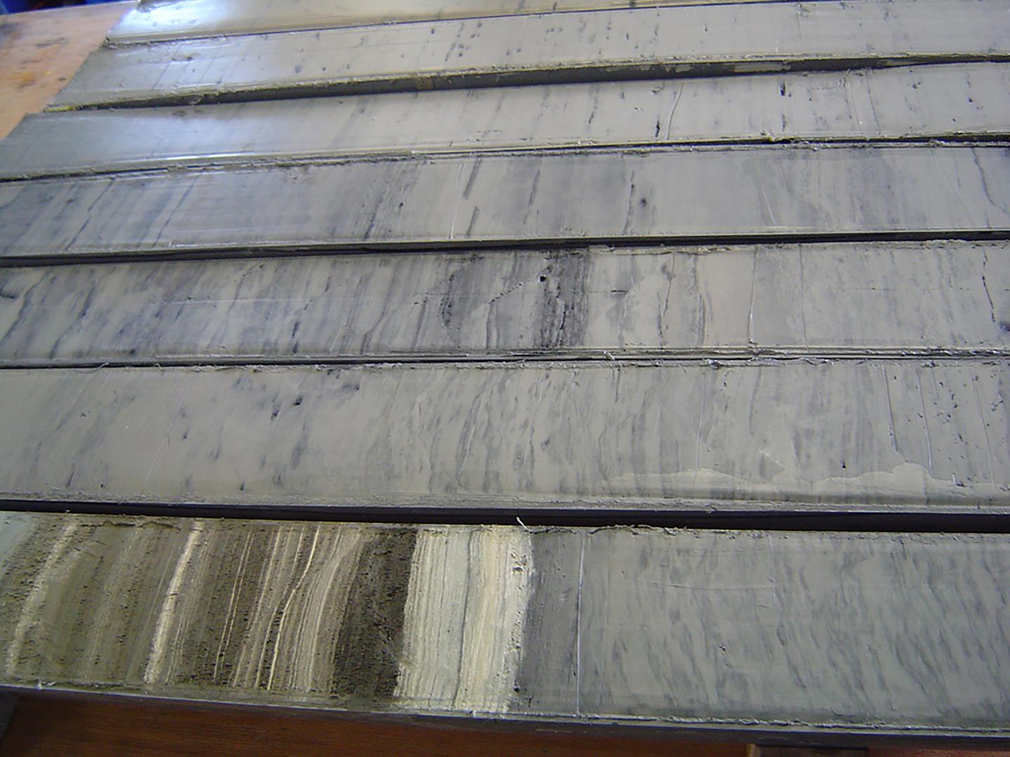 Sediment cores that revealed the lagged atmospheric circulation shift at the Black Sea in response to Greenland warming