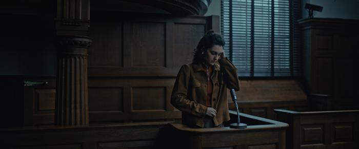 Emily Carey in "A witness"