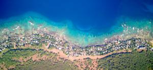 A Puako neighborhood alongside a reef.