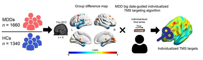 Overview of the MDD big data-guided individualized TMS targeting algorithm