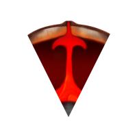 An illustration of an upwelling plume of primitive material rising from the deep mantle