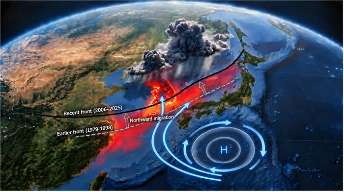 KAIST: Late-Summer Rain Belt Has Moved About 200 km North, Raising the Risk of Concurrent Heavy Rain and Heat in Korea