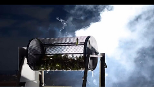 Using the power of the sun to roast green chile