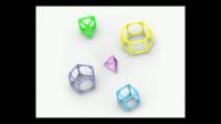 Spotting DNA Cages with Blinking DNA