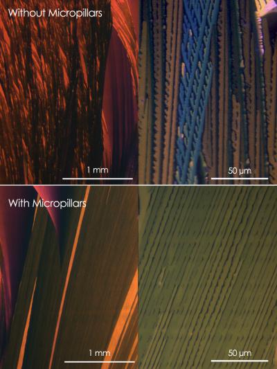 Before and After Micropillars