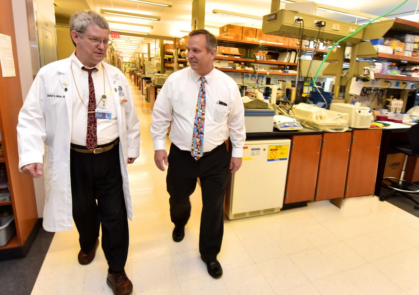Drs. David Munn and Theodore Johnson