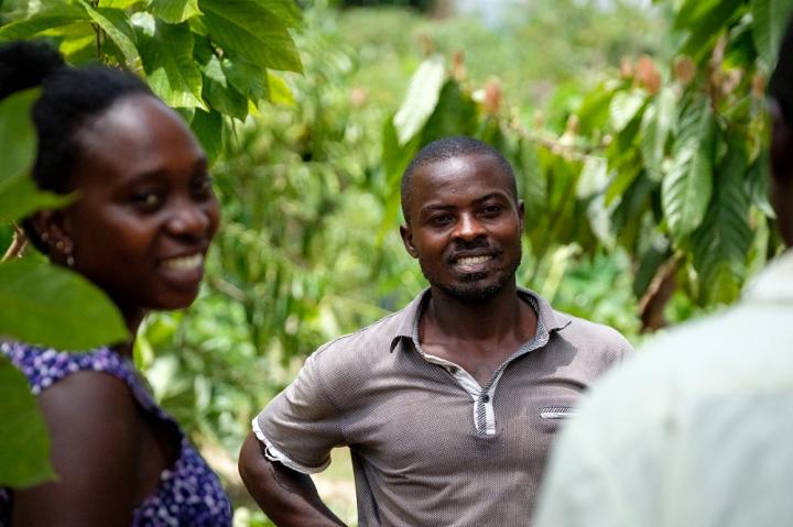 Farmers meeting to discuss their crops in Uganda