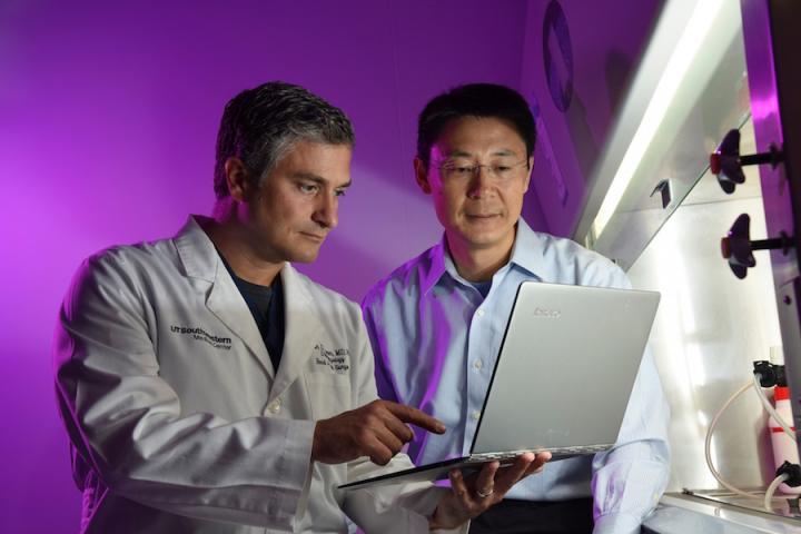 Dr. Jinming Gao and Dr. Baran Sumer, UT Southwestern Medical Center