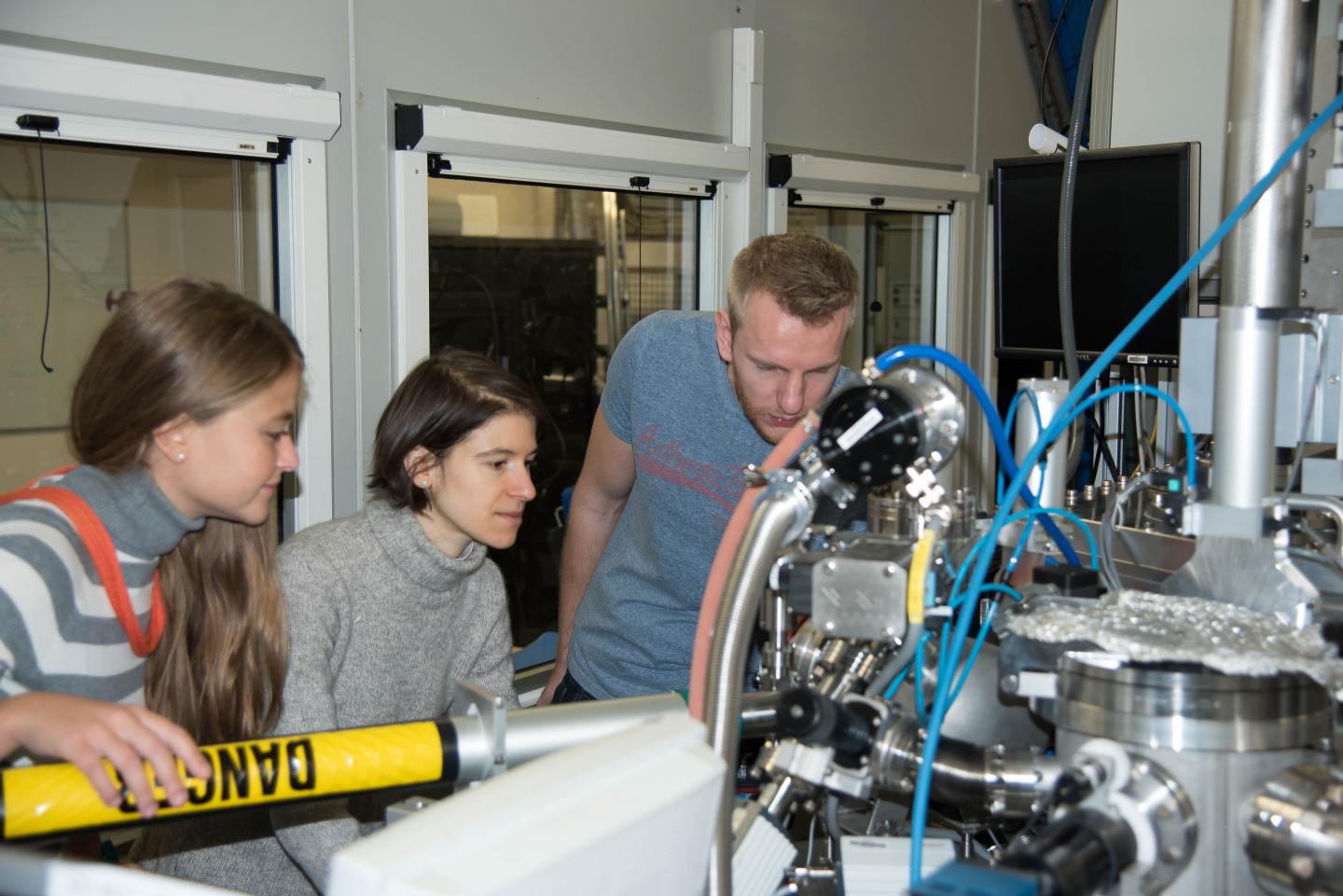 During the Experiments at the ESRF