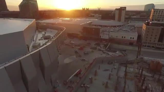 Golden 1 Center Drone Cam: Feb. 22, 2016
