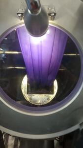 Fabric in the jet dye machine