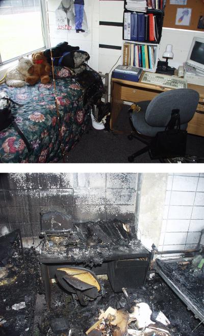 Fires With and Without a Sprinkler