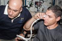 Michael Hopkins, NASA, and Luca Parmitano, European Space Agency 